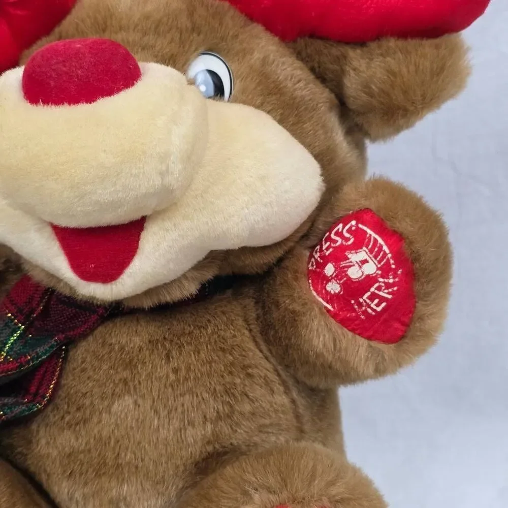 Musical Reindeer Plush Christmas Stuffed Animal